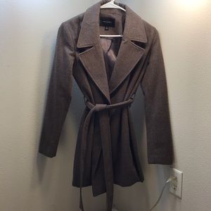 Brown Banana Republic wool coat